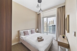1 bedroom, iron/ironing board, free WiFi, bed sheets - Classy and Bright 1 BD near Downtown (Dubai)