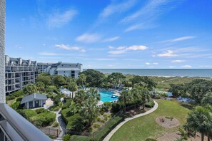 Pool - Top Floor Oceanfront Penthouse  - Pool, Views, Playground! (Isle Of Palms)