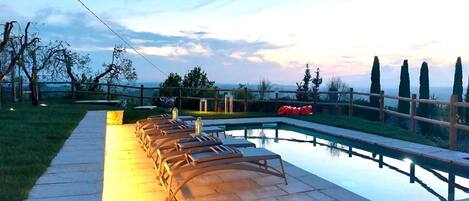 Una piscina climatizada