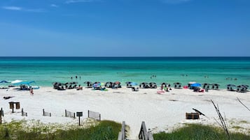 Playa en los alrededores y camastros