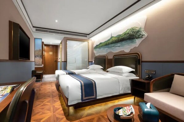 Business Twin Room | Memory foam beds, free minibar, blackout drapes, iron/ironing board - Nostalgia S Hotel(Hangzhou West Lake & Lingyin Temple） (Hangzhou)