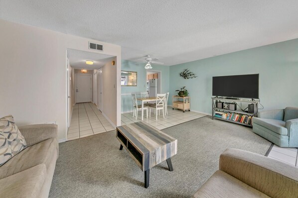 Televisión y reproductor de DVD 