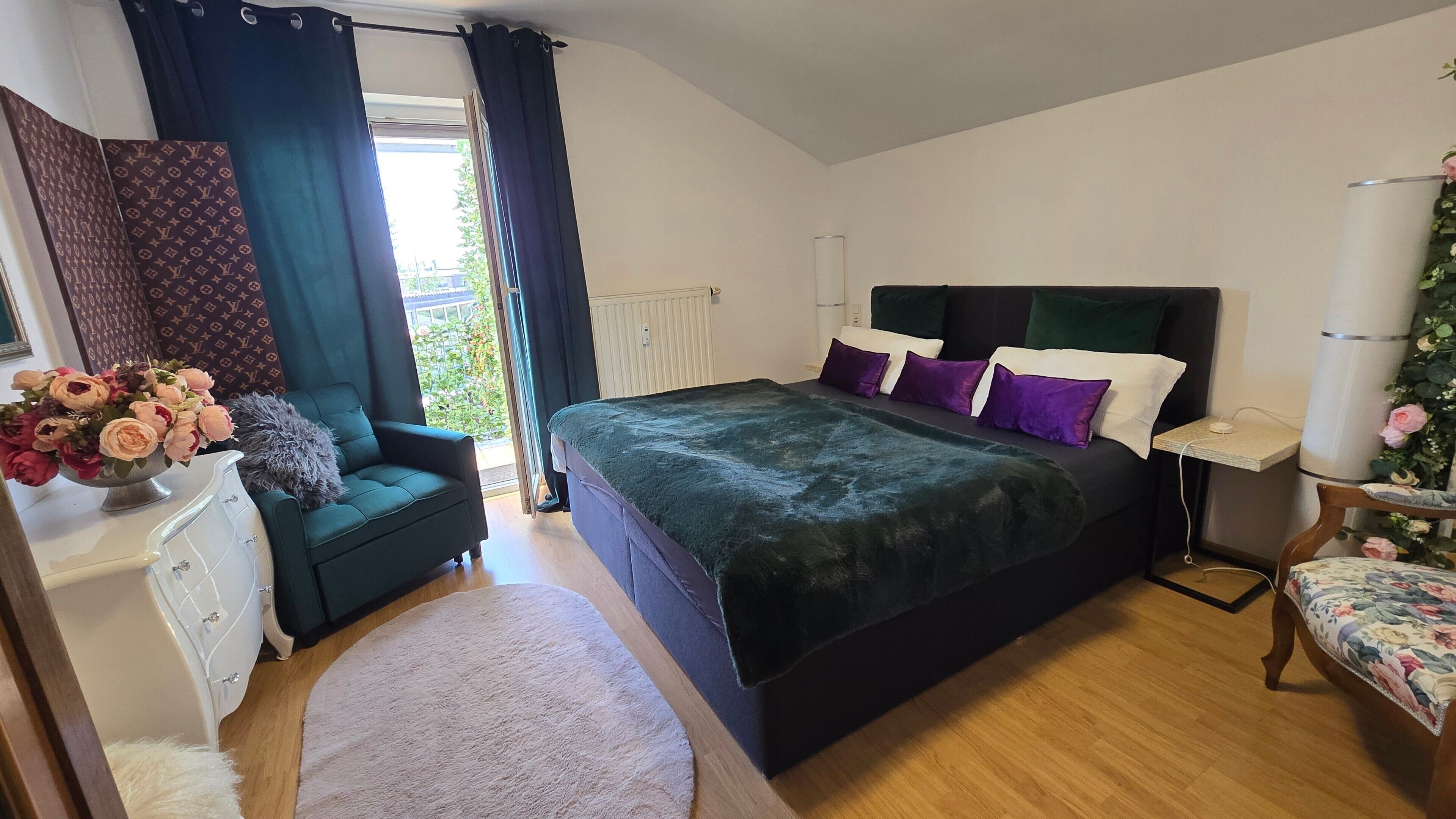 1 Schlafzimmer, Bügeleisen/Bügelbrett, kostenloses WLAN, Bettwäsche