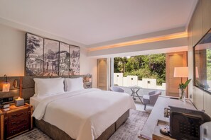 Serene King Guest Room | Egyptian cotton sheets, premium bedding, free minibar items - Kwetu Nairobi, Curio Collection By Hilton (Nairobi)