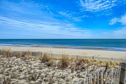 Bethany Beach home with ocean view, balconies, fast WiFi, elevator, & W/D