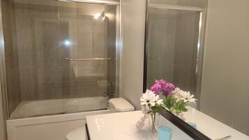 Kombinasi shower/bathtub dan pancuran hujan