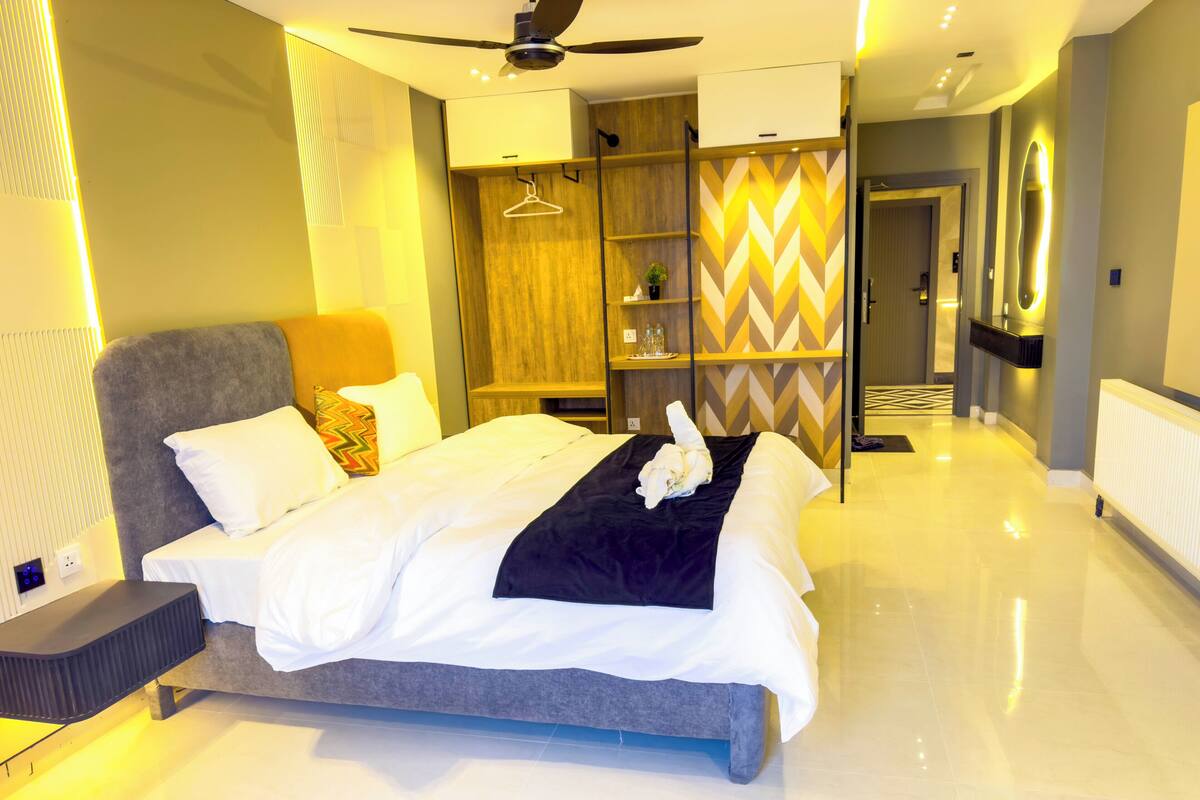 Quarto casal executivo | Roupas de cama de algodão egípcio, roupas de cama premium