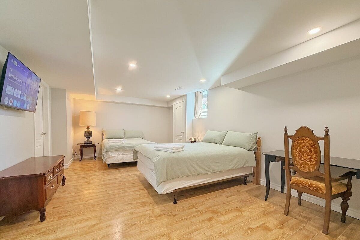 Family Quadruple Room, Private Bathroom (1) | Egyptian cotton sheets, premium bedding, desk, laptop workspace