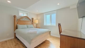 Deluxe Double Room, Private Bathroom, Garden View | Egyptian cotton sheets, premium bedding, desk, laptop workspace