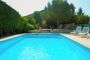 Una piscina riscaldata