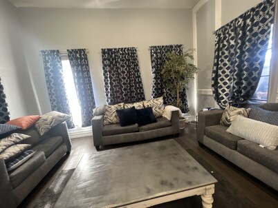 Home away from home..spacious but cozy for the whole family. King size beds