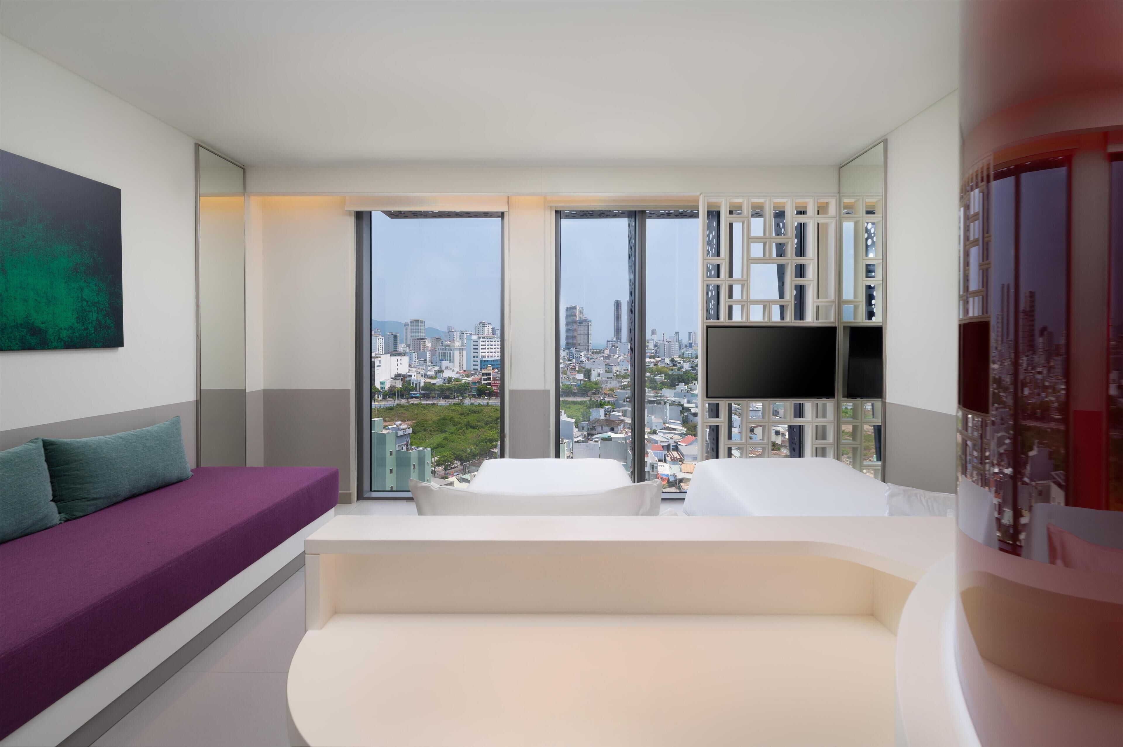 Deluxe Room, 2 Katil Bujang (Single), City View | Peralatan tempat tidur premium, katil Select Comfort 