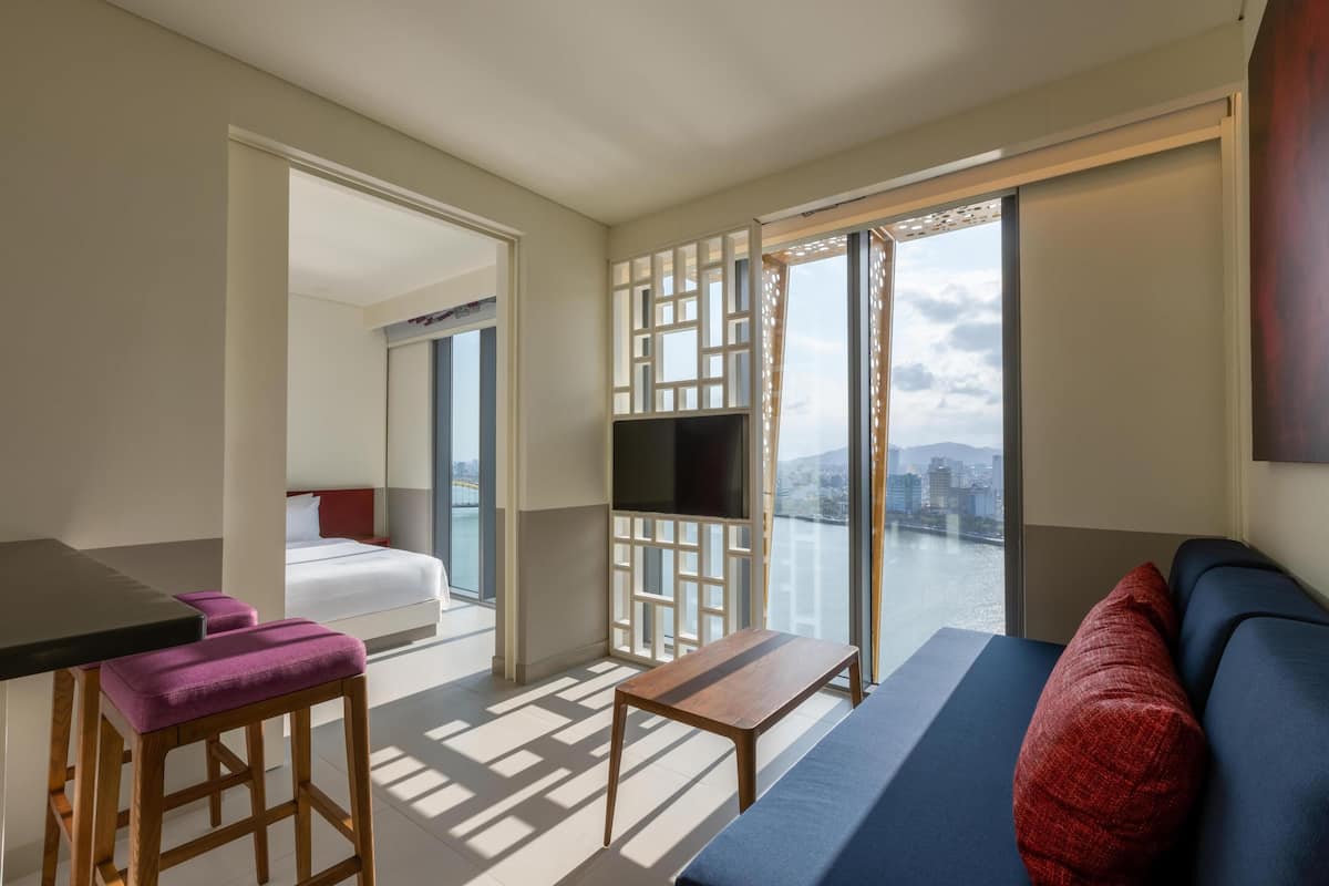 Suite, 1Â King-Bett, Flussblick