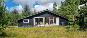 Beautiful wooden house on a large natural plot