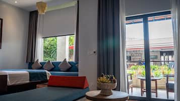 Executive kamer | Hypoallergeen beddengoed, een minibar, een kluis op de kamer