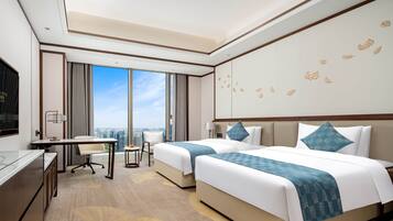 City Twin Room | Premium bedding, down comforters, in-room safe, desk