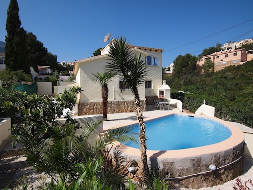 Charmantes,freistehendes Ferienhaus-privater Pool–strandnah, komplett eingezäunt