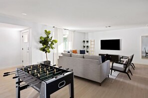 Smart TV, foosball, streaming services