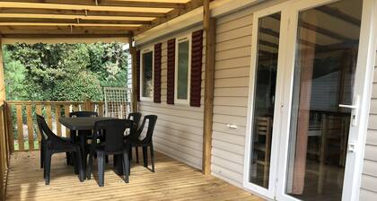 Mobilhome on the Arcachon Basin in a 4-star seafront campsite