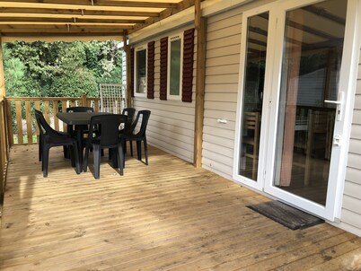 Mobilhome on the Arcachon Basin in a 4-star seafront campsite