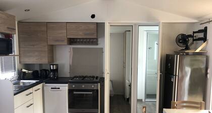 Mobilhome on the Arcachon Basin in a 4-star seafront campsite