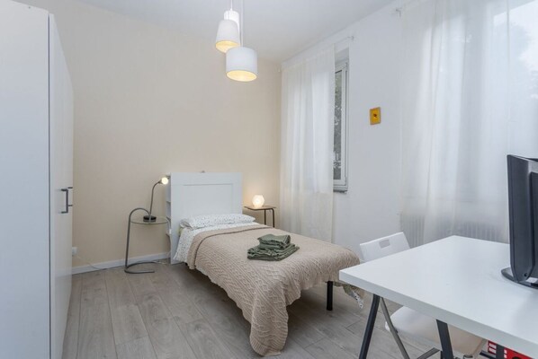 2 habitaciones, internet y ropa de cama 