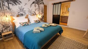 5 chambres, fer et planche Ă repasser, Wi-Fi gratuit, draps fournis