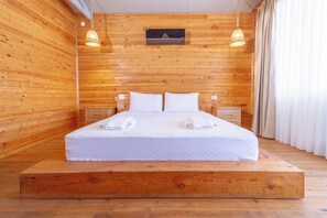 Deluxe Family Room 2+1 | 1 slaapkamer, luxe beddengoed, een minibar, een kluis op de kamer