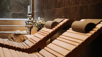 Body scrubs, 1 treatment room, manicures and pedicures, massages