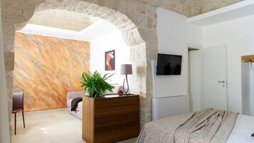 Suite monolocale | Biancheria da letto di alta qualità, materassi in memory foam, minibar