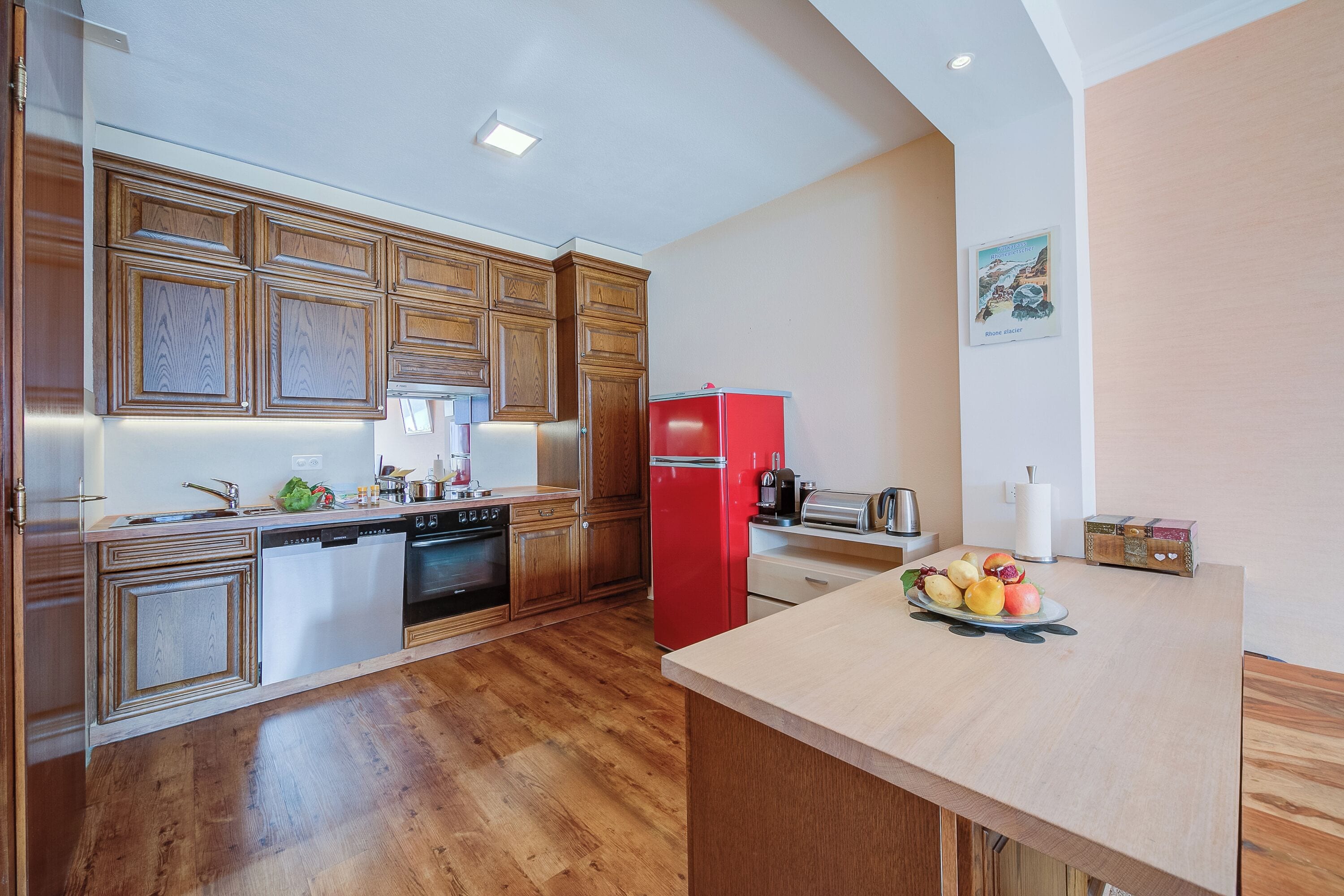 Family Apartment, Multiple Bedrooms, 2 Bathrooms, Mountainside (Panorama maggiore apartment) | Private kitchen | Fridge, oven, stovetop, dishwasher
