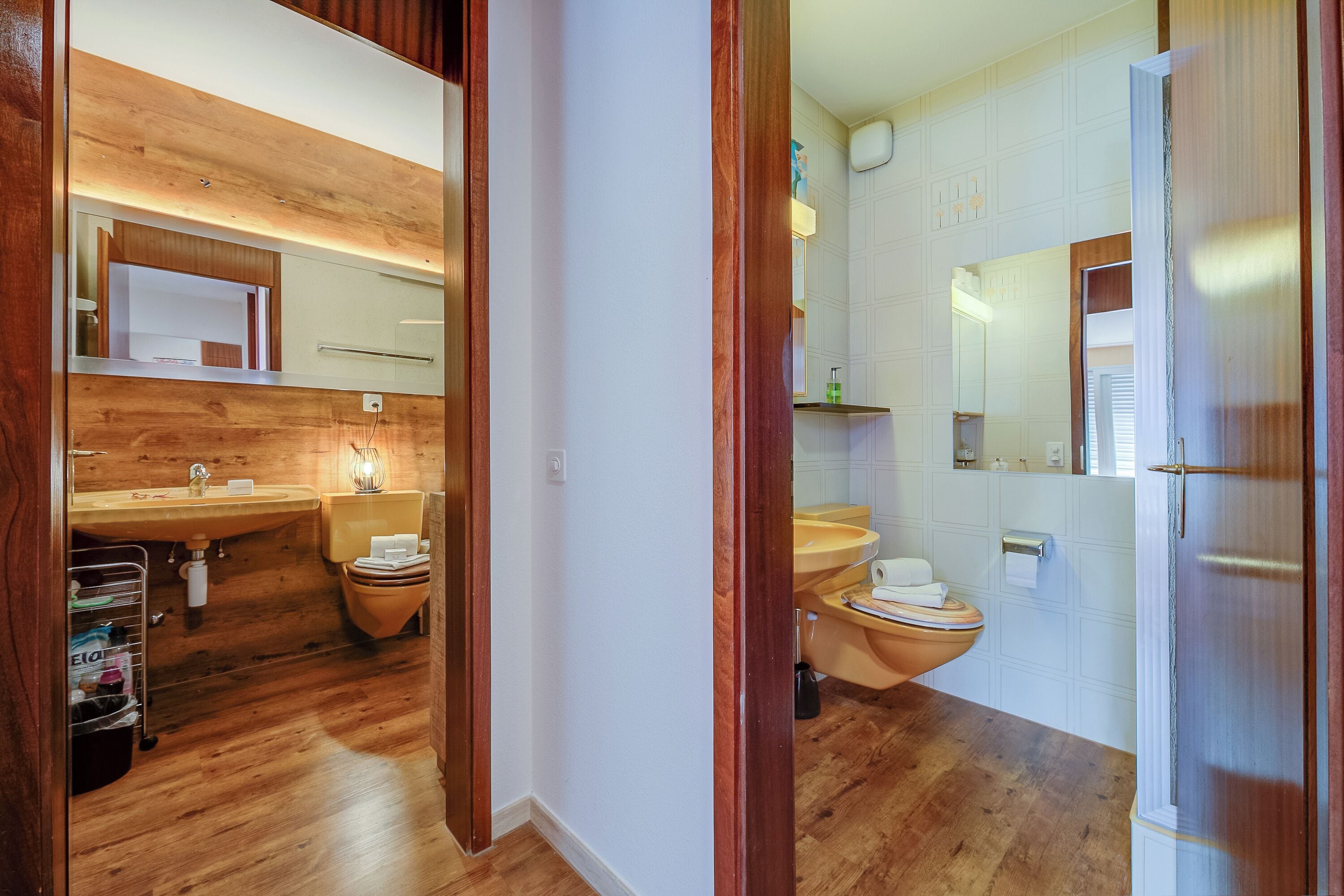 Family Apartment, Multiple Bedrooms, 2 Bathrooms, Mountainside (Panorama maggiore apartment) | Bathroom | Combined shower/tub, hair dryer, towels, soap