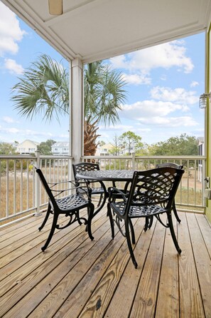 Outdoor dining - Folly Beach Home - Private Porch With Marsh View! (Charleston)