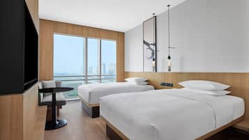 Couette en duvet d'oie, minibar, décoration personnalisée