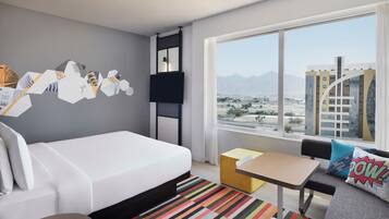 Premium bedding, memory foam beds, in-room safe, individually decorated
