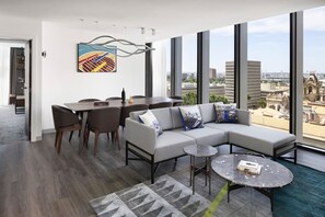 Presidential Suite, 2 Bedrooms | Premium bedding, minibar, in-room safe, desk