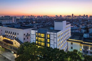 Blick von der Unterkunft