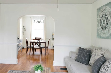 Smart TV. Chic 2BR Stay | Pet-Friendly & Parking Included