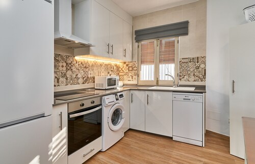 Appartement 'Casa Con Vistas 2' avec vue sur les montagnes, Wi-Fi et climatisation.