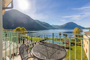 Standard Apartment, Multiple Bedrooms, Beachside (PL-Palazzo 1 bedroom Lake Deluxe) | Balcony - Palazzo Apartments - Porto Letizia (Porlezza)