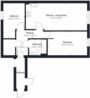 Floor plan - Host & Stay | Harbour View (Whitby)