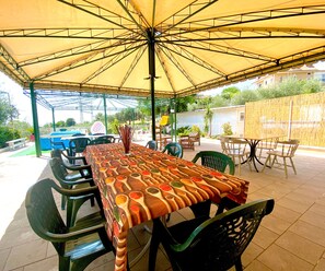 Outdoor dining - Villa Elisa II floor (Minturno)
