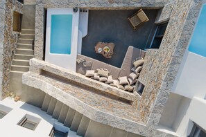 Luxury Apartment | Terrace/patio - Zetine Suites Sikinos (Sikinos)