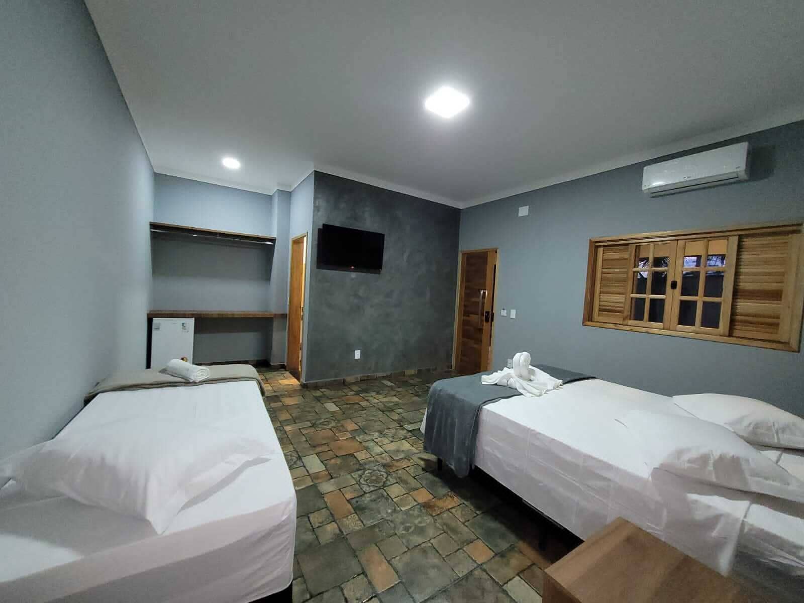 Wi-Fi de cortesia, roupa de cama