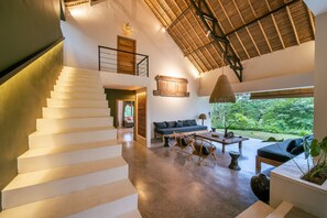 Living room - New!ubud Hideaway 6BR Villa w/ Ricefield View (Ubud)