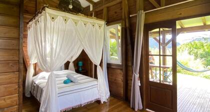 Bungalow on a mountainside