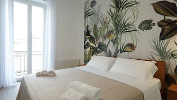 1 chambre, literie de qualité supérieure, couette en duvet d'oie