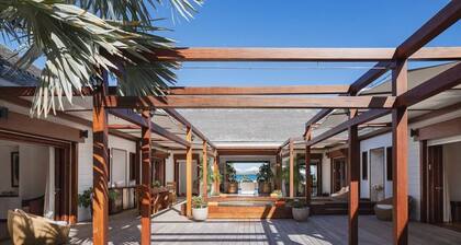 Right on the beach luxurious top end villa