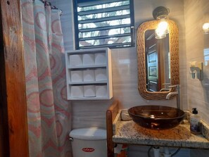 Shower, towels