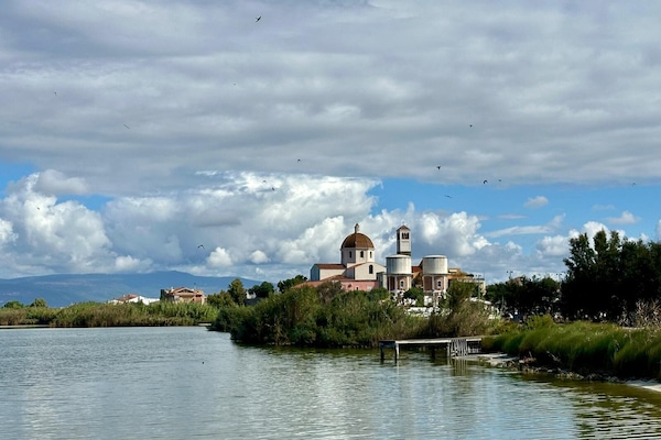 Blick auf Cabras (Foto: K. Schroeter)
